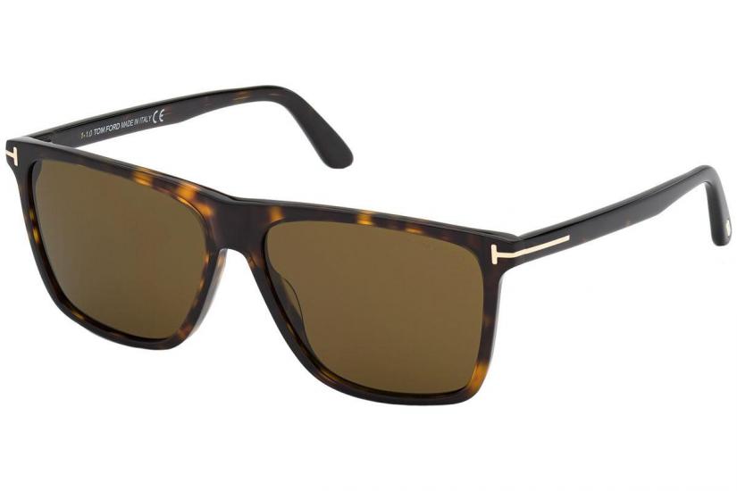 Tom Ford FLETCHER (FT0832-52J) 57 | Unisex Kahverengi Güneş Gözlüğü